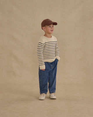 Jacques Sweater Black Stripe