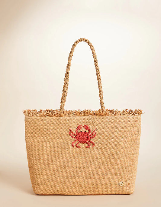 Woven Tote Hamilton Crab