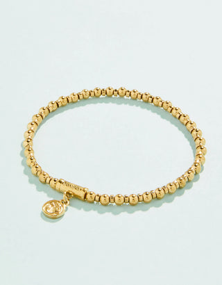 SP Shelter Cove Stretch Bracelet 4mm Gold