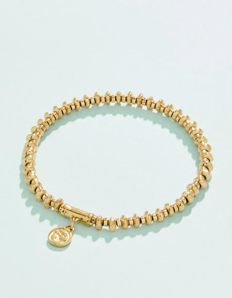 Freeport Stretch Bracelet 5mm Gold