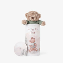 Load image into Gallery viewer, Benny The Bear Plush Toy In 10&quot; Cylinder