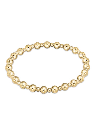 Classic Grateful Gold 5mm Bead Bracelet