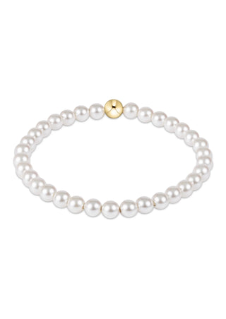 Classic Pearl 5mm Bead Bracelet