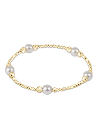 Classic Pearl Purpose 6mm Bead Bracelet