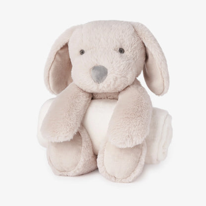 Puppy Bedtime Huggie Plush Toy With Blanket