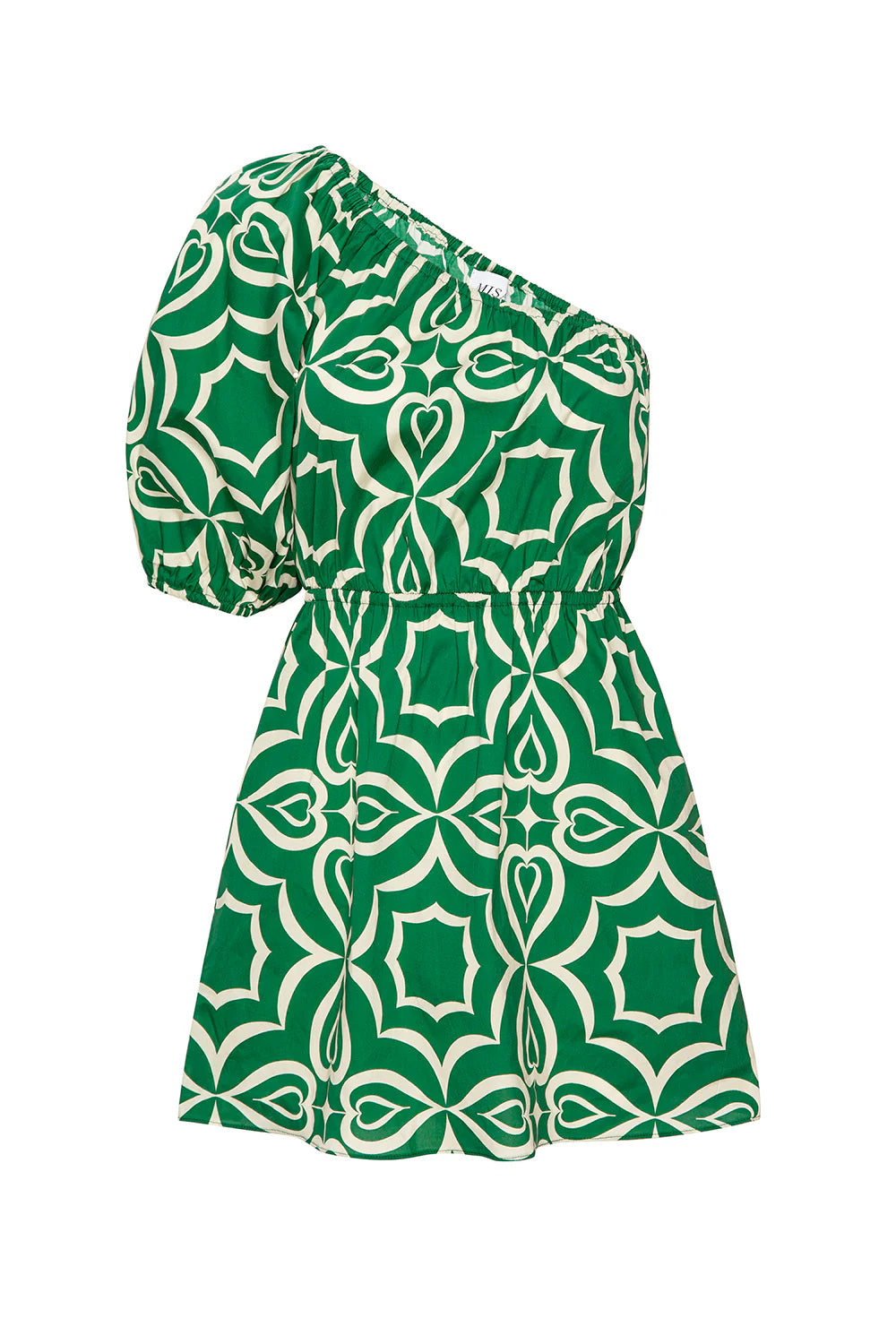 Tessa Dress Green Mosaic