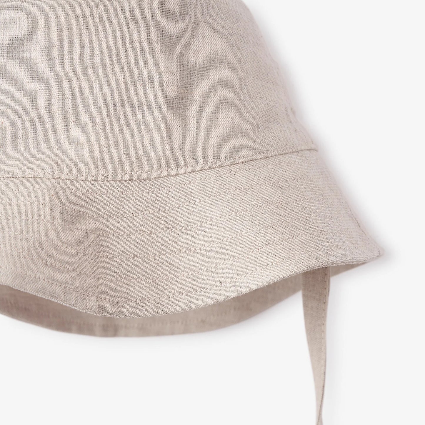 Elegant Baby Natural Linen Bucket Hat