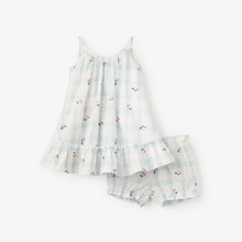 Load image into Gallery viewer, Strawberry Picnic Swiss Dot Dress With Bloomers