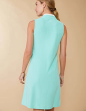Load image into Gallery viewer, Serena Sleeveless Pique Dress Bermuda Blue