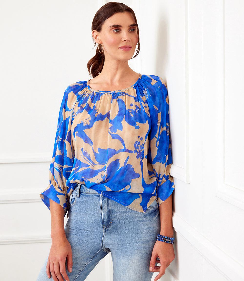 Karen Kane Blouson Sleeve Top