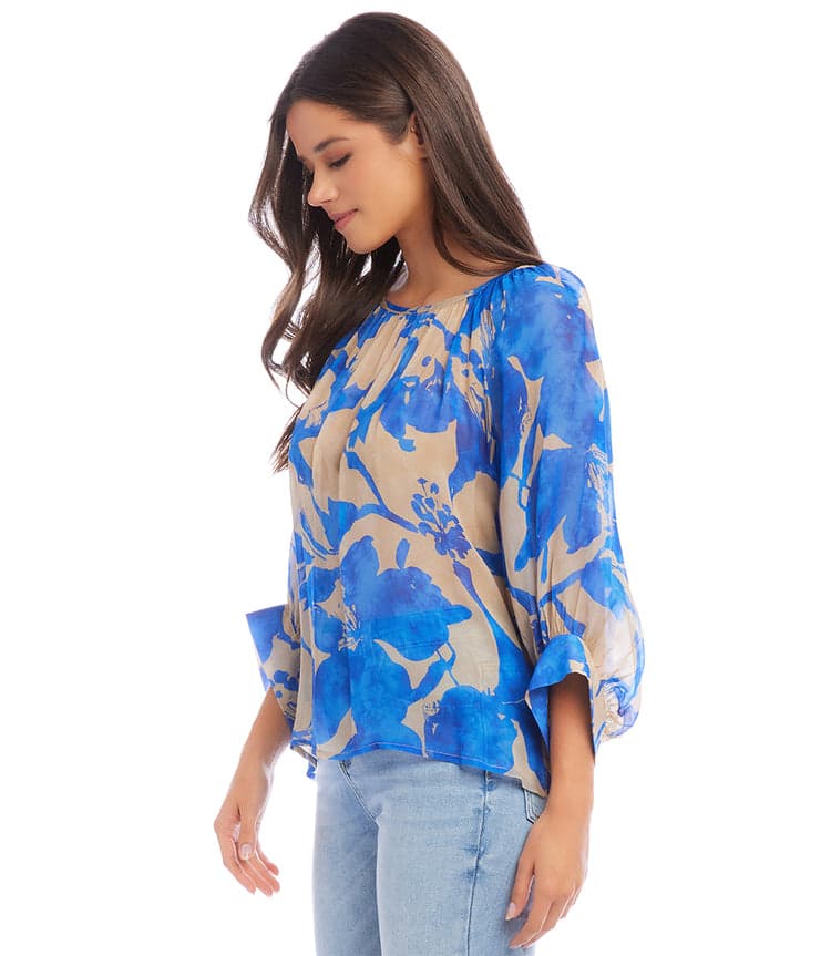 Karen Kane Blouson Sleeve Top