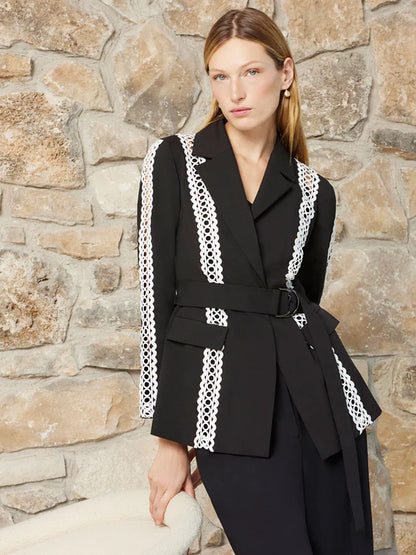 Heritage Fit Jacket - Eyelet Trim Woven Twill