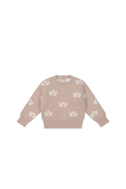 Jamie Kay Evelyn Jumper Knit Rose