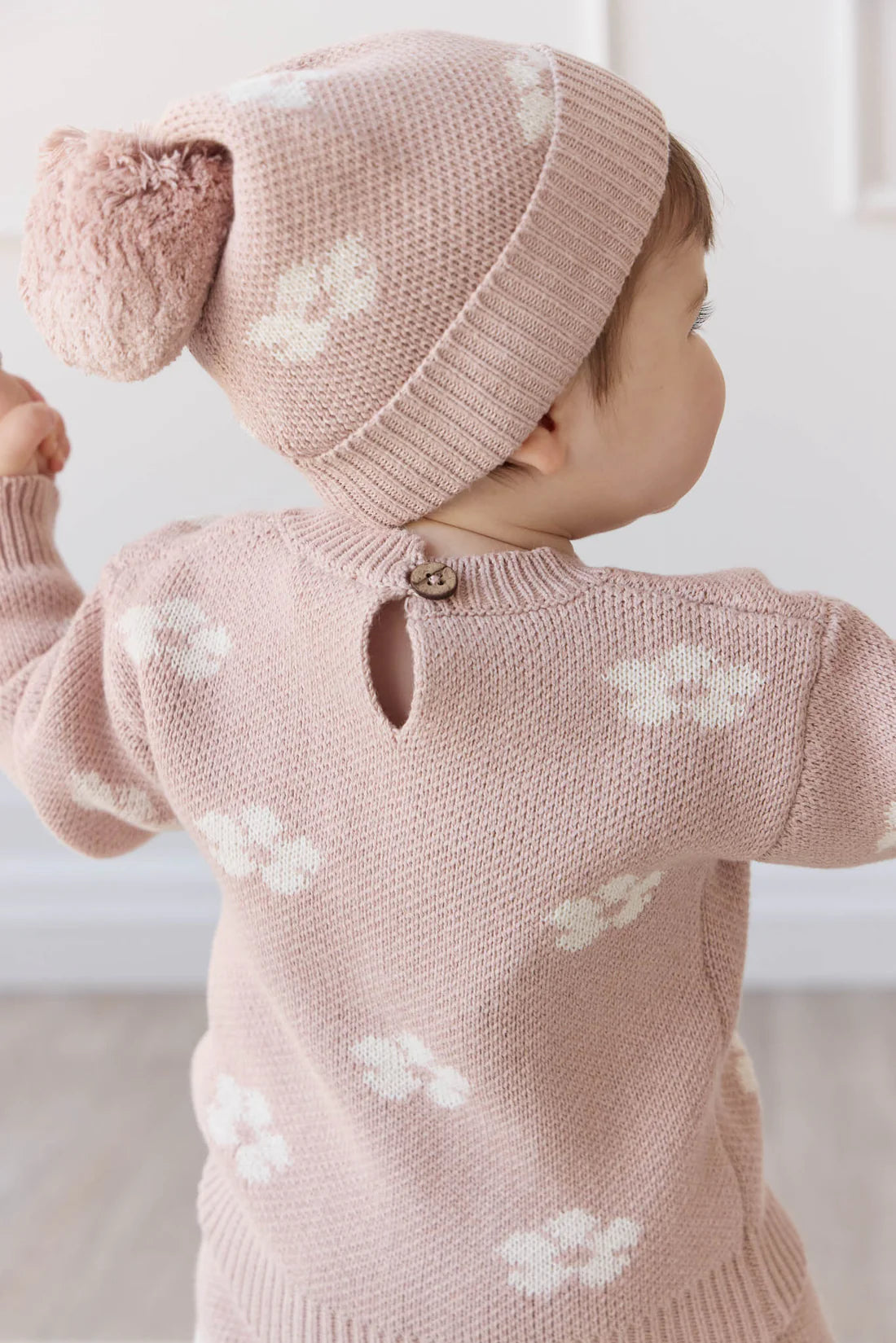 Jamie Kay Evelyn Jumper Knit Rose