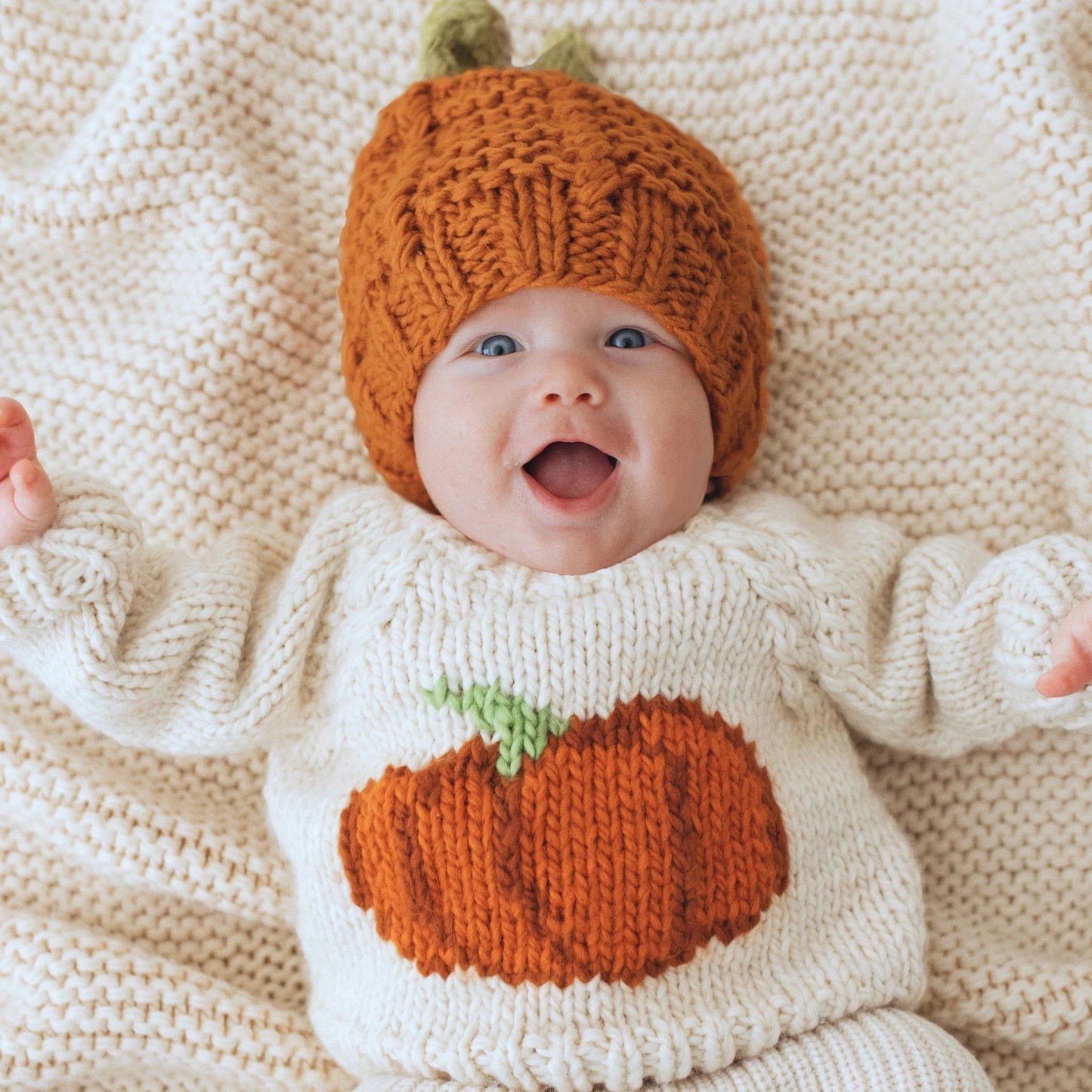 Pumpkin Crew Neck Sweater for Baby & Toddler