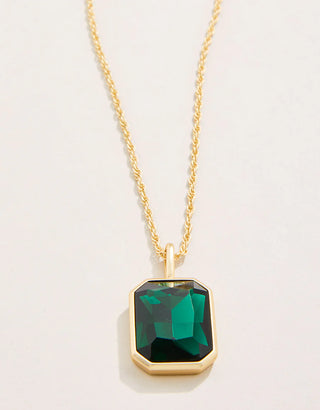 Grand Chateau Necklace  18” Dark Green