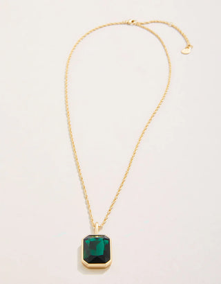Grand Chateau Necklace  18” Dark Green