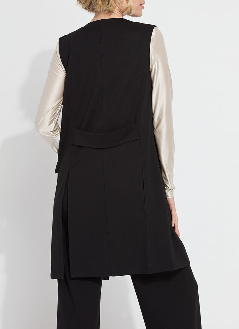 Denver Pont Sleeveless Coat Black