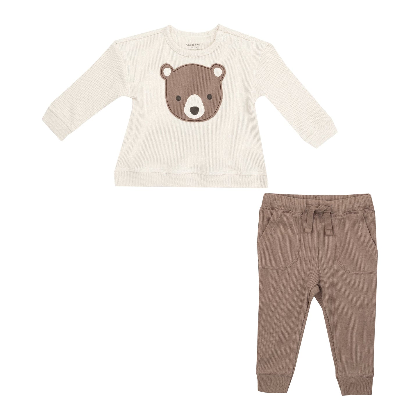 Baby Bear Appliqué Jogger Set