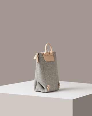 Bedford Merino Wool Midi Backpack/Granite Natural