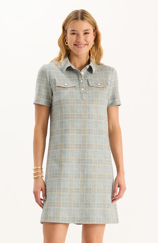 Casey Knit Plaid Dress Menswear