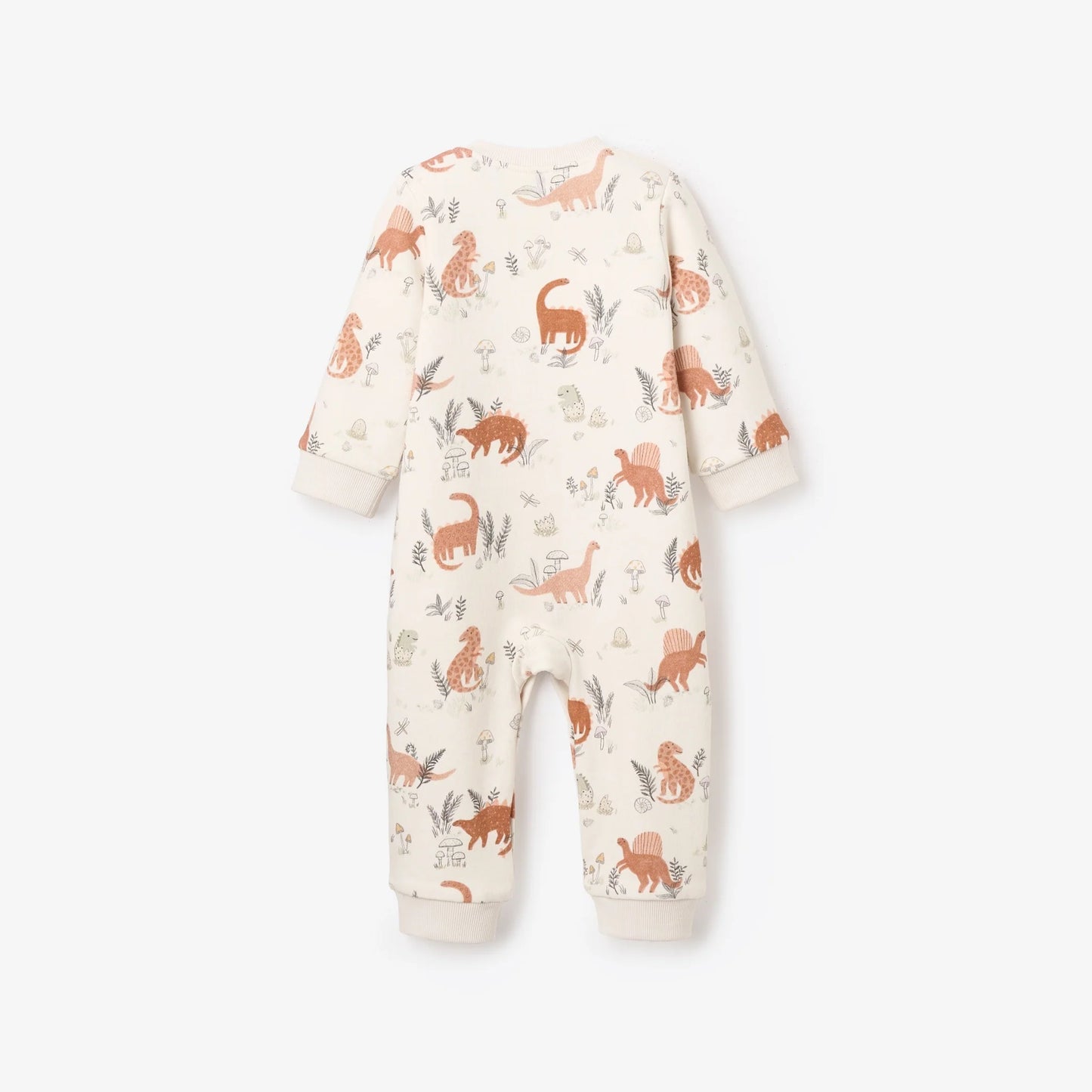 Dinosaur Family Organic Fleece Jumpsuit