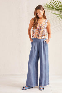 Flowy Pull On Wide Leg Pants