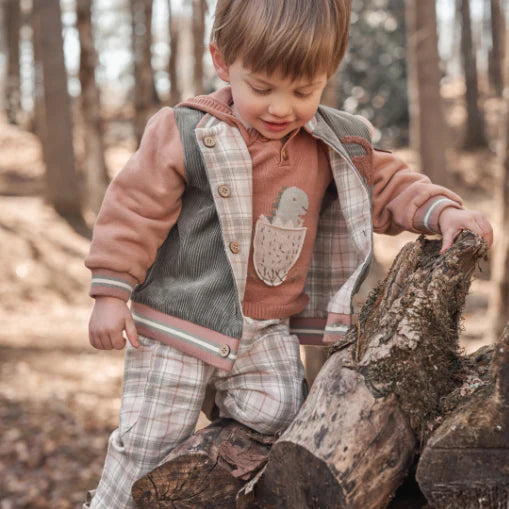 Reversible Dinosaur Varsity Jacket