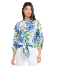 Load image into Gallery viewer, Front Tie Floral Print Top