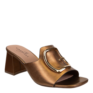 Cupel In Bronze Heeled Sandal