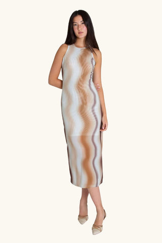 Georgie Midi Dress Golden Gates