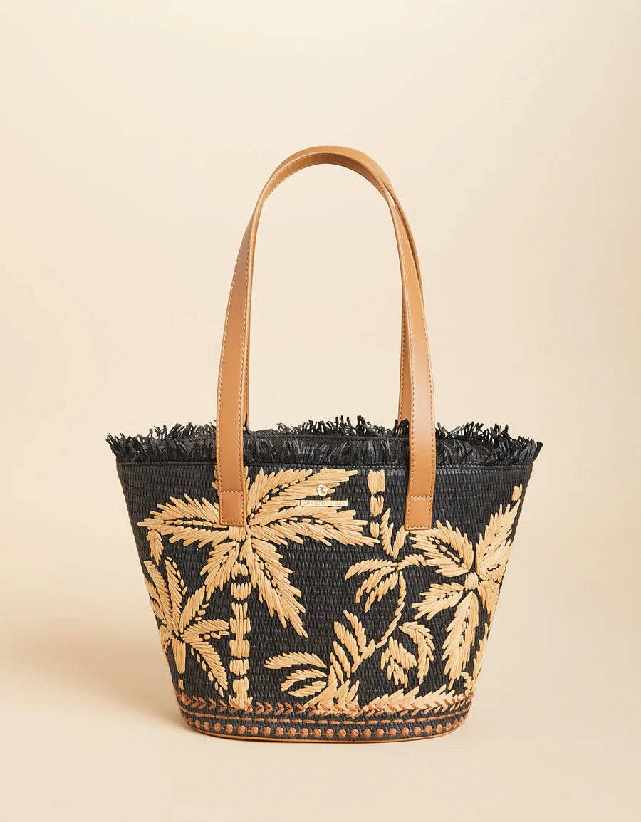 Small Tote Raffia Palms