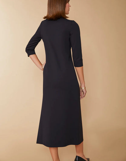 Skylar Ponte Dress Deep Black