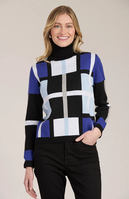 Dimensional Sweater Blue