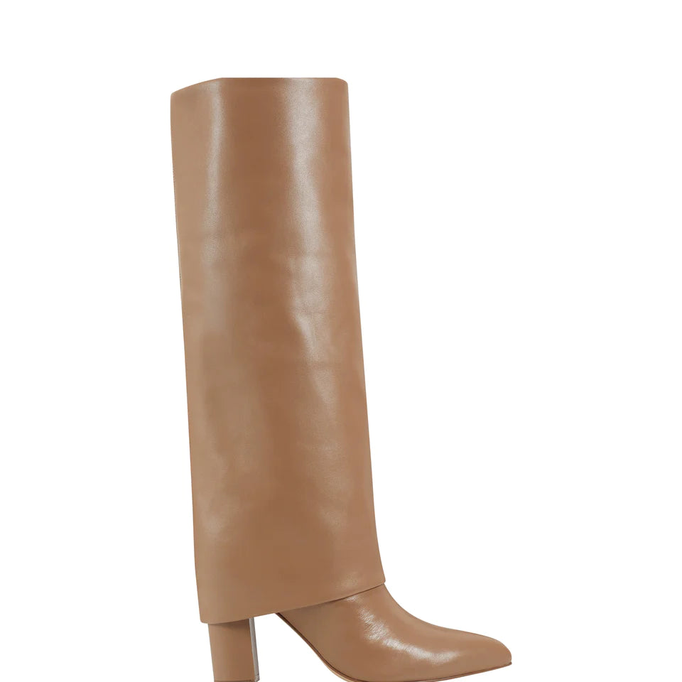 Leina Block Heel Pointy Toe Dress Boot