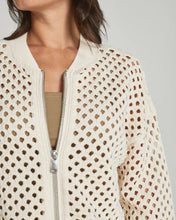 Load image into Gallery viewer, Rene Knit Bomber Ecru