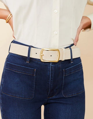 Siren Belt Suede Cream