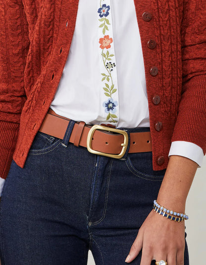 Siren Belt Saddle Brown