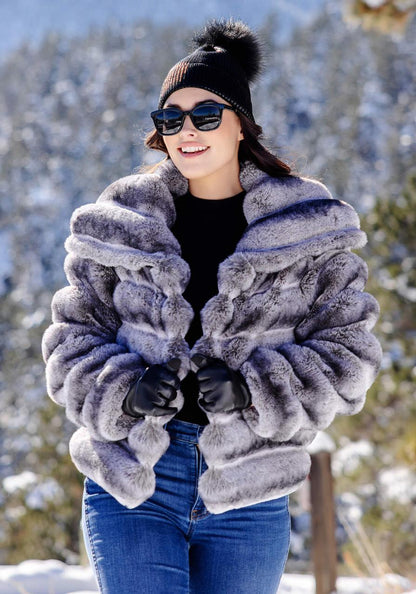 Carmella Chinchilla Coat