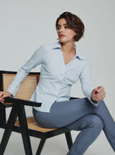 Load image into Gallery viewer, Luxe Blouse Light Blue