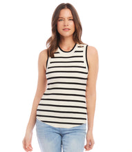 Load image into Gallery viewer, Ribbed Sleeveless Sweater Stripe