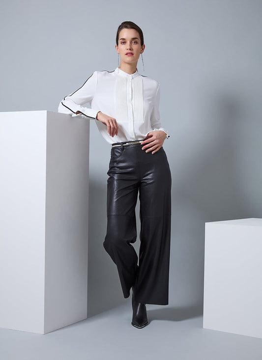 Josephine Tuxedo Shirt Off-White