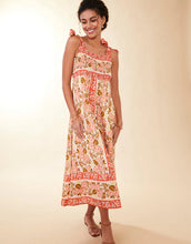 Load image into Gallery viewer, Saylor Midi Dress Callawassie Hibiscus Stripe