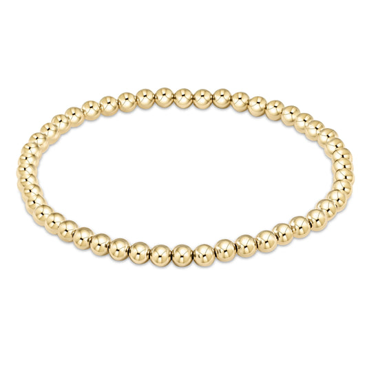 Classic Gold 4mm Bead Bracelet (Online Exclusive)