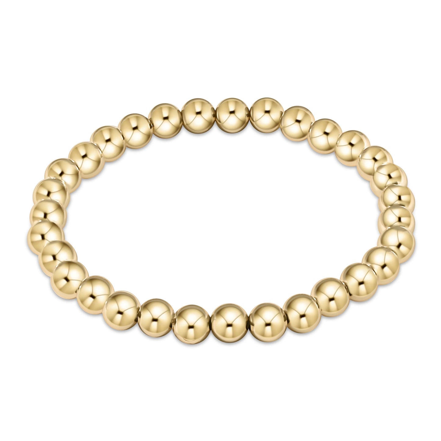 Classic Gold 6mm Bead Bracelet (Online Exclusive)