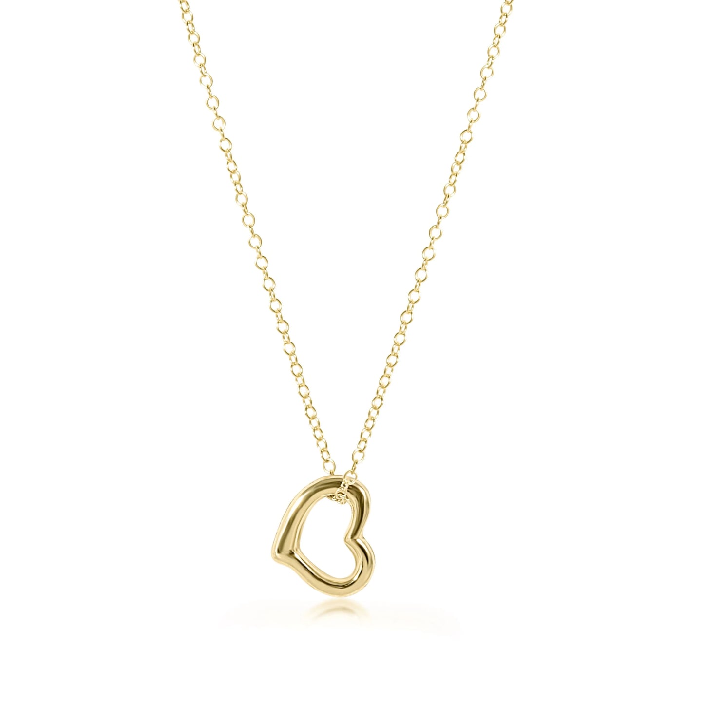 Love Charm 16" Gold Necklace (Online Exclusive)