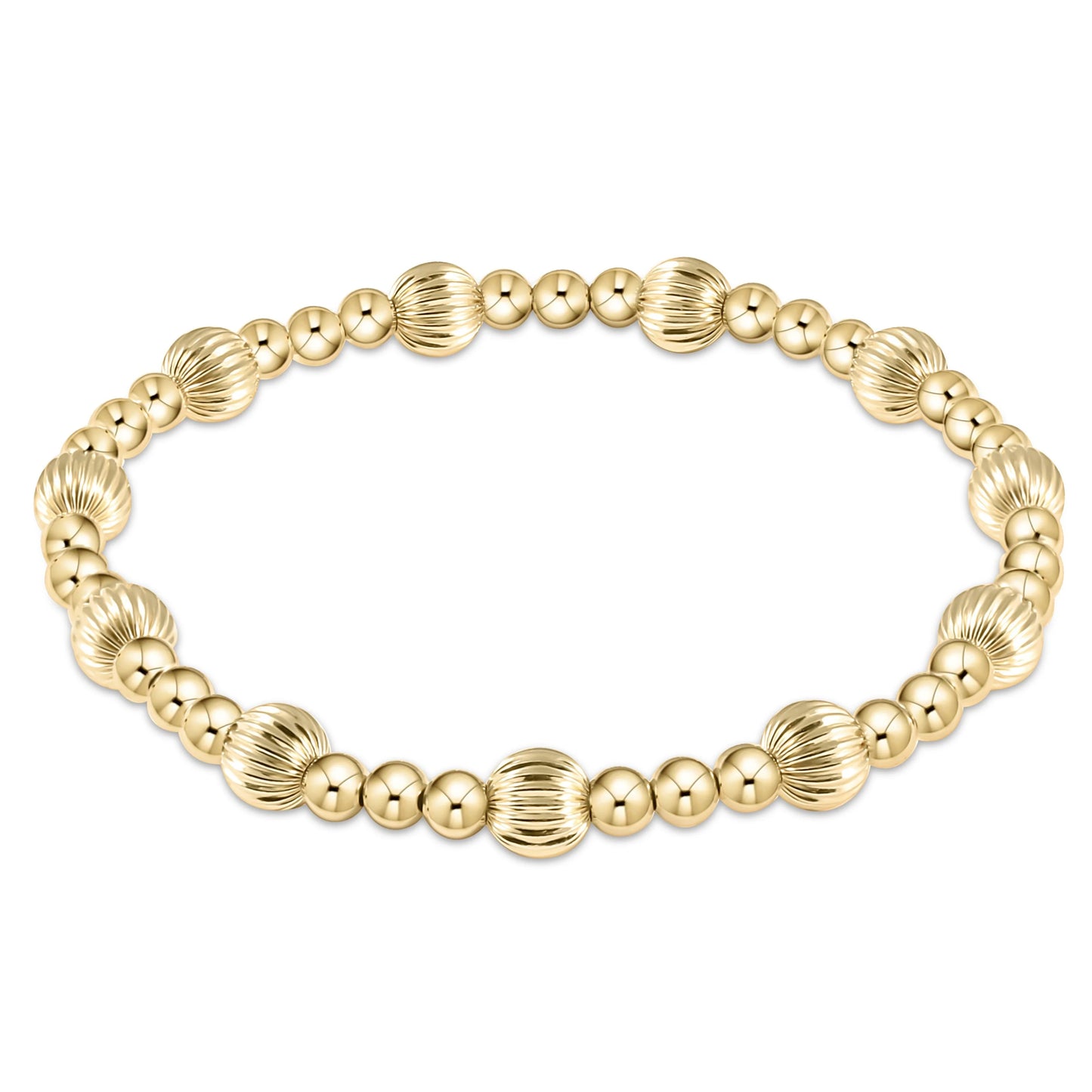 Dignity Sincerity Gold 6mm Bead Bracelet (Online Exclusive)