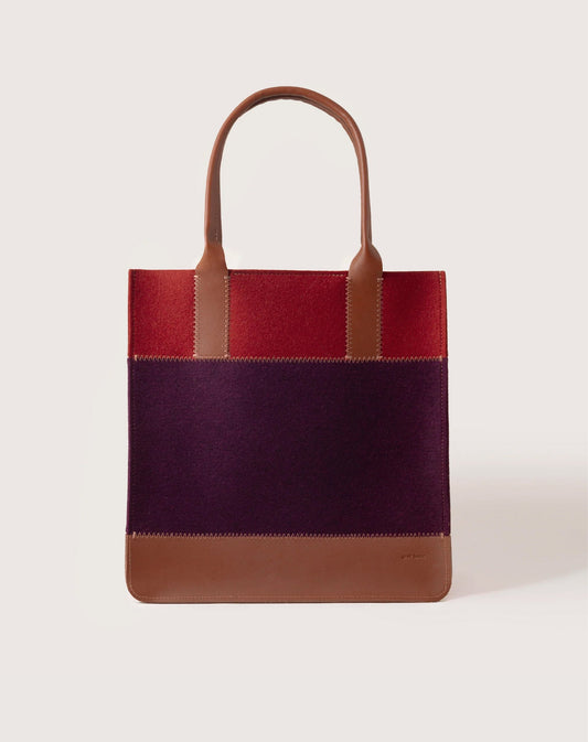 Jaunt Merino Wool Tote Rosewood