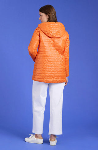 Martha Reversible Puffer Jacket Mandarin Orange