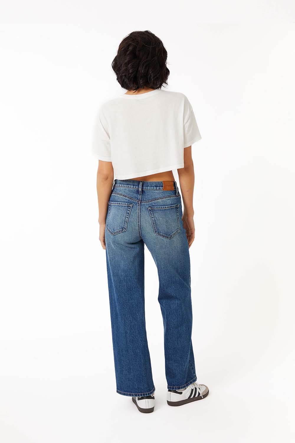 Soho Fitted Wide Leg Jeans